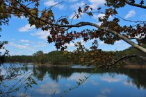 Beautiful Blue Lake Clouds